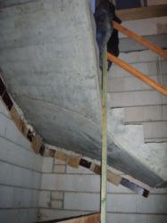 Treppenhaus von unten