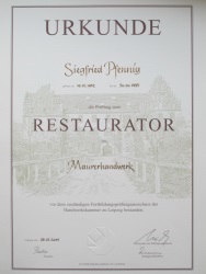 Restaurator Siegfried Pfennig