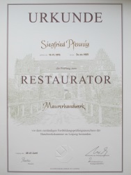 Restaurator Siegfried Pfennig