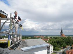 Einbau von isofloc